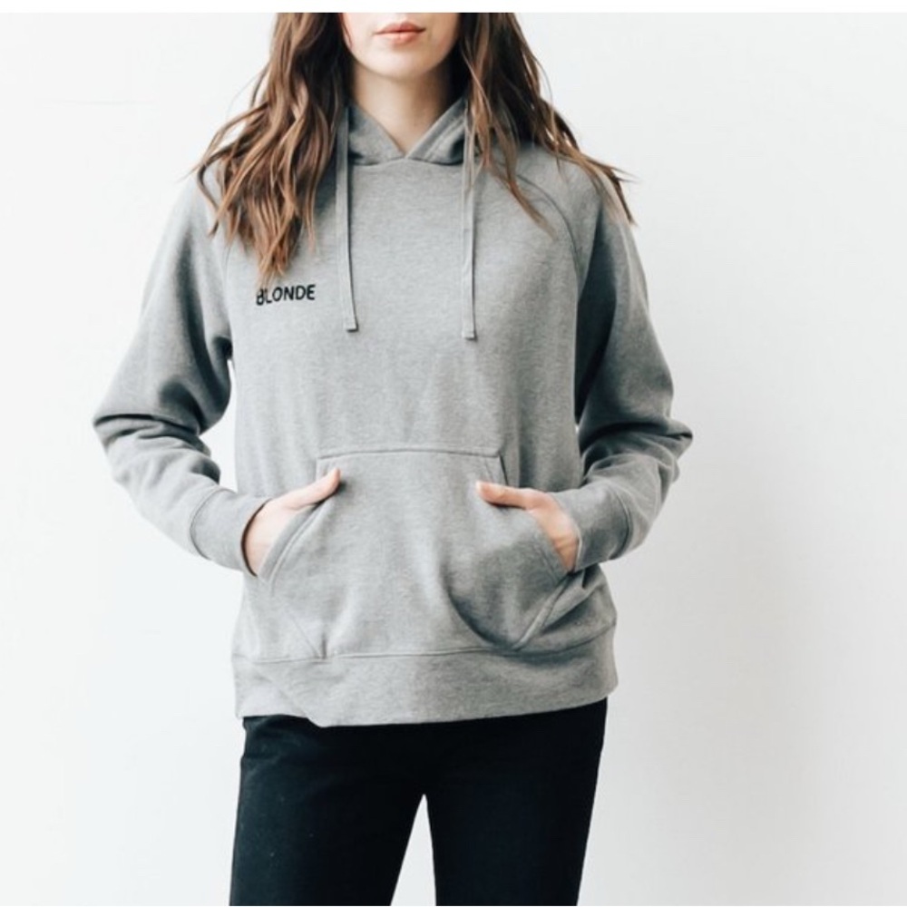 Brunette The Label | Blonde Grey Hoodie